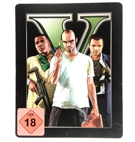 Steelbook - PS3 GTA 5 Grand Theft Auto V (estetická vada)