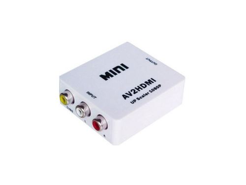 AV to HDMI převodník/konvertor signálu HDMI - bílý (nový)