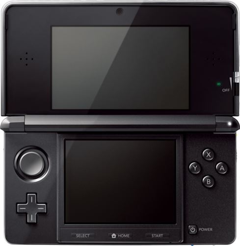 Nintendo 3DS - černé (estetická vada) bez stylusu