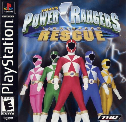PSX PS1 Power Rangers Lightspeed Rescue