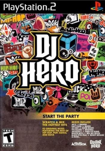 PS2 DJ Hero (pouze hra)