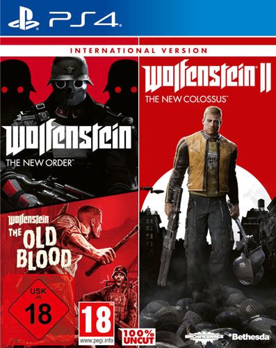 PS4 Wolfenstein Triple Pack (nová)