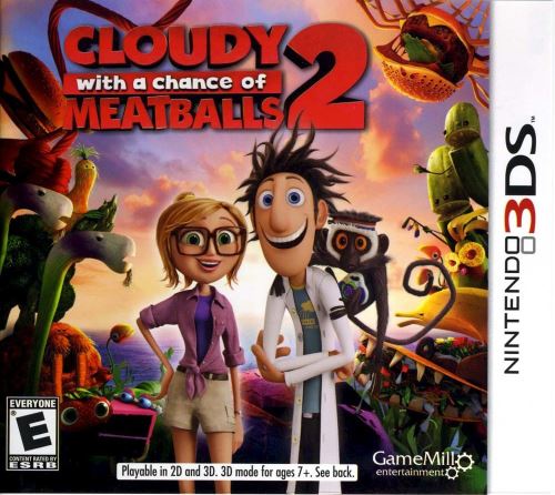 Nintendo DS Zataženo Občas Trakaře 2, Cloudy With A Chance Of Meatballs 2 (Nová)