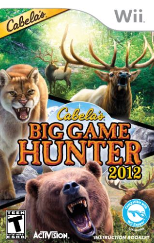 Nintendo Wii Cabelas Big Game Hunter 2012