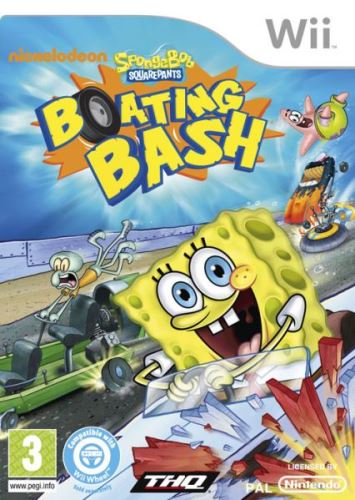 Nintendo Wii Spongebob Squarepants - Boating Bash
