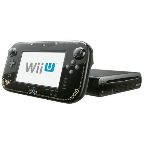 Nintendo Wii U 32GB - černá, ovladač Legend of Zelda (estetická vada)