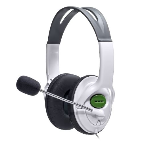 [Xbox 360] Sluchátka s mikrofonem Sensational XB3028 (bílá)