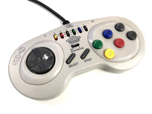 [Nintendo SNES] Drátový ovladač LMP Gamester SN-8 (estetická vada)