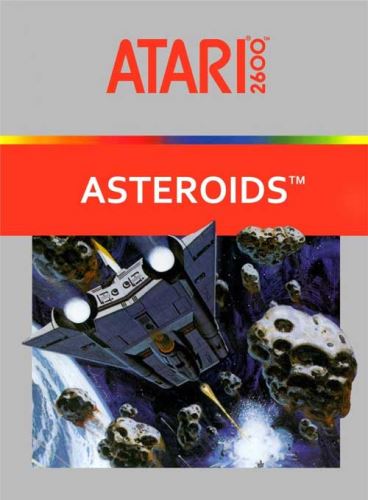 Atari 2600 Asteroids (estetické vady)