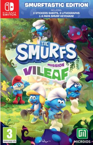Nintendo Switch Šmoulové, The Smurfs: Mission Vileaf - Smurftastic Edition (nová)