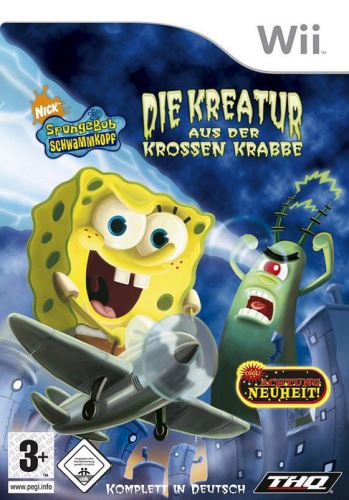 Nintendo Wii Spongebob Squarepants: Creature From The Krusty Krab