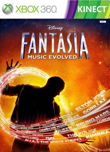 Xbox 360 Kinect Disney Fantasia Music Evolved