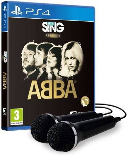 PS4 Let's Sing Presents ABBA + 2 mikrofony - Bundle (Nová)