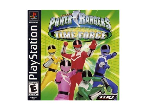 PSX PS1 Power Rangers Time Force