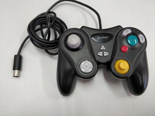 [Nintendo GameCube] Brooklyn ovladač - černý (estetická vada)