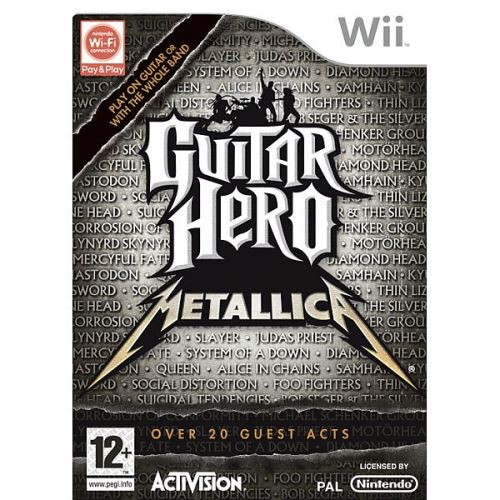Nintendo Wii Guitar Hero Metallica (pouze hra)