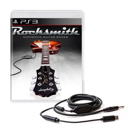 PS3 Rocksmith Bundle (hra + Rocksmith real Tone Kabel) (Nová)