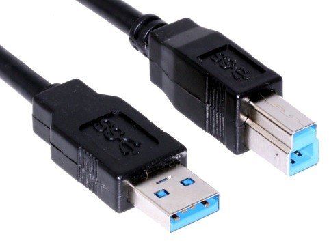Kabel USB PremiumCord 3.0, A - B - 2m - Černý (nový)