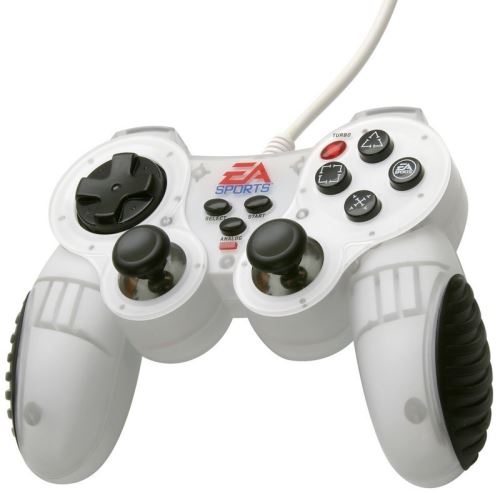 [PS2] Drátový Ovladač EA Sports - Limitovaná Edice, bílý