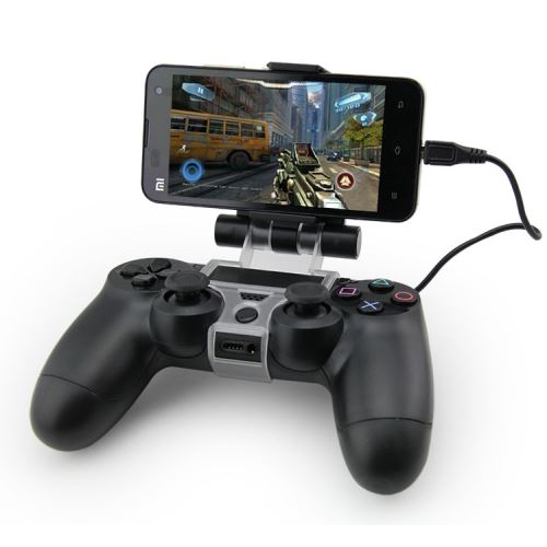 [PS4] Držák na mobil pro Playstation 4 ovladač (nový)