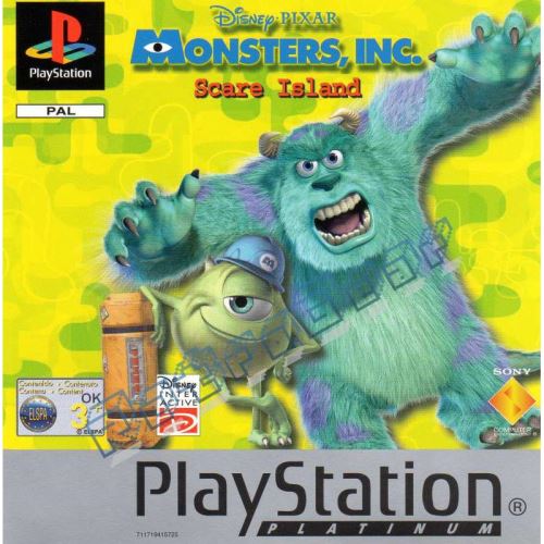PSX PS1 Disney-Pixar's Monsters, Inc. - Scare Island (2445)