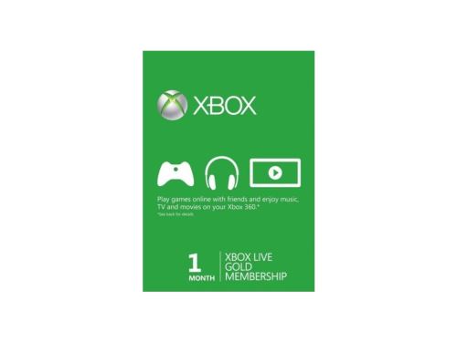 Xbox Live Gold Na 1 měsíc - Hmotný poukaz