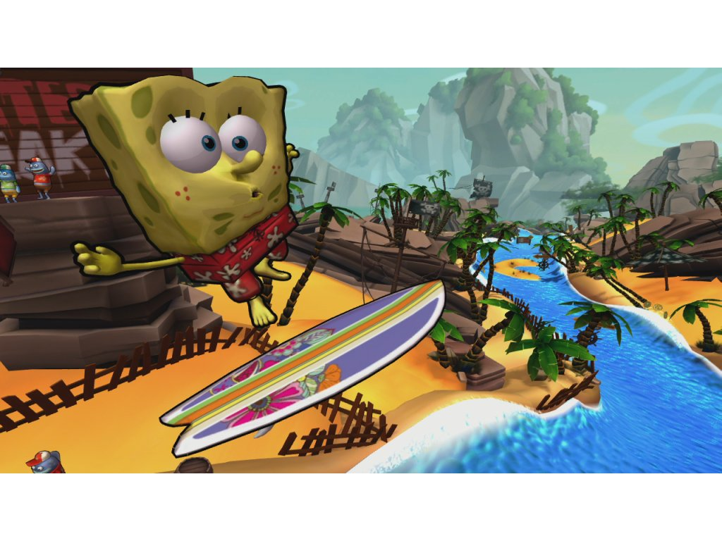 Xbox 360 Spongebob Squarepants Surf And Skate Roadtrip
