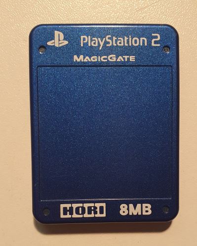 [PS2] Paměťová karta 8MB HORI modrá