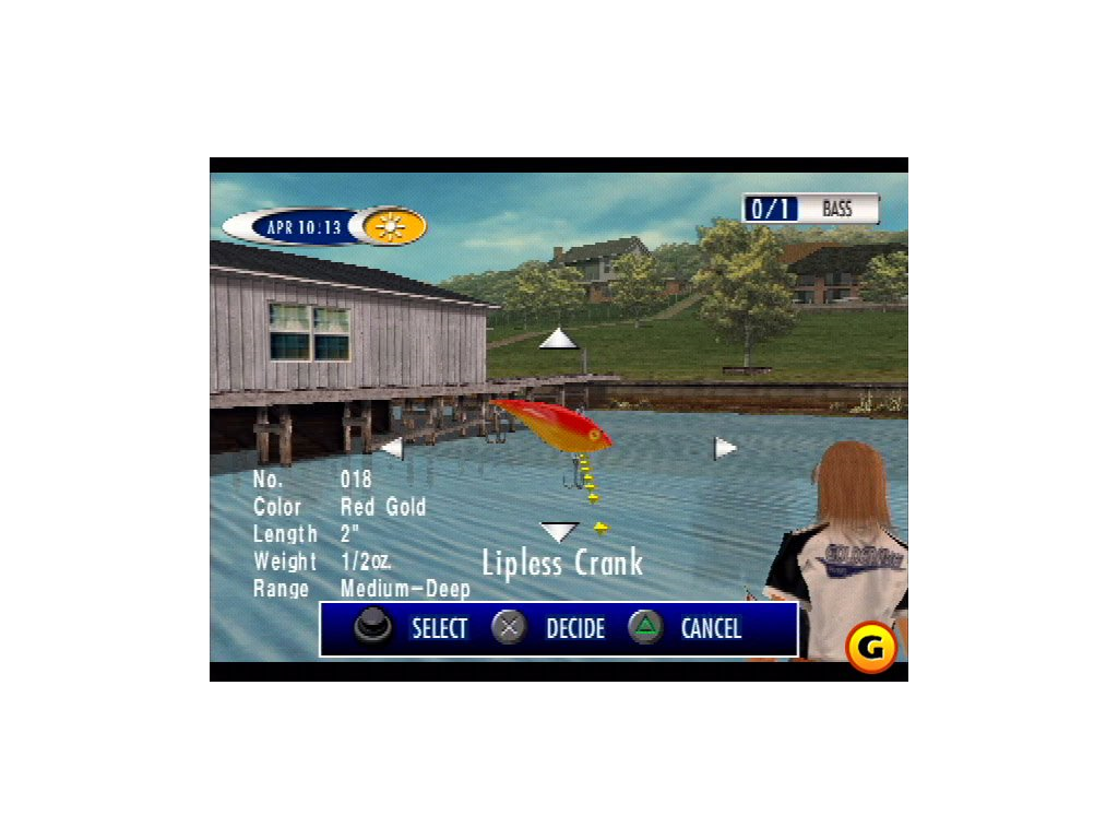 PS2 Sega Bass Fishing Duel