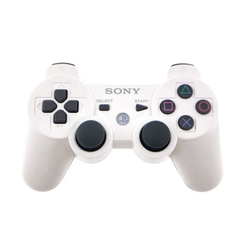 [PS3] Bezdrátový Ovladač Sony Dualshock - bílý (Kat. B)