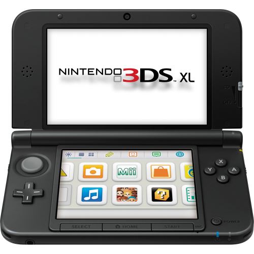 Nintendo 3DS XL - stříbrnočerné (estetická vada)