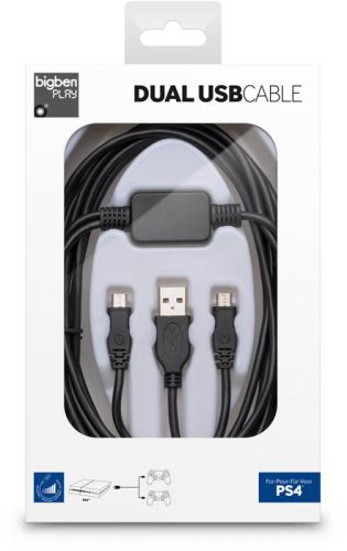 [PS4] Rozdvojka USB - 2x Micro USB Bigben