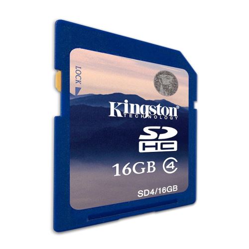 [Nintendo 3DS|2DS] Paměťová karta Kingston SDHC 16 GB