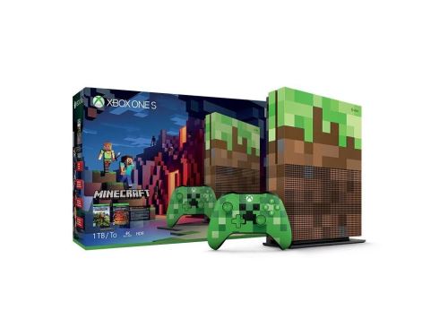 Xbox One S 1TB (Plná verze s DVD mechanikou) Edice Minecraft