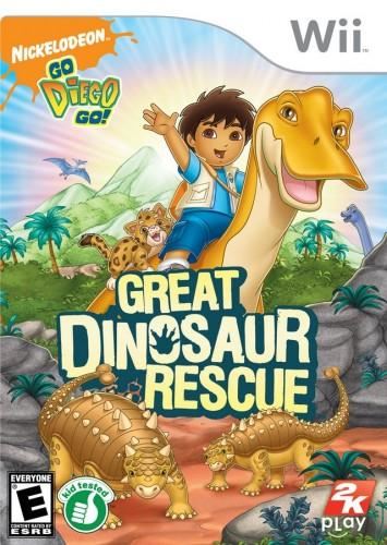 Nintendo Wii Go Diego Go! Great Dinosaur Rescue