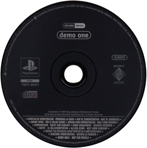 PSX PS1 Demo One EUROPE (SCED-00816) (bez obalu)