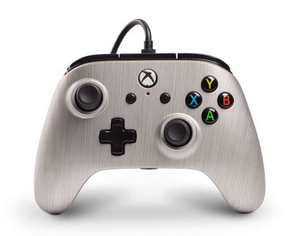 [Xbox One] Drátový Ovladač - PowerA - stříbrný