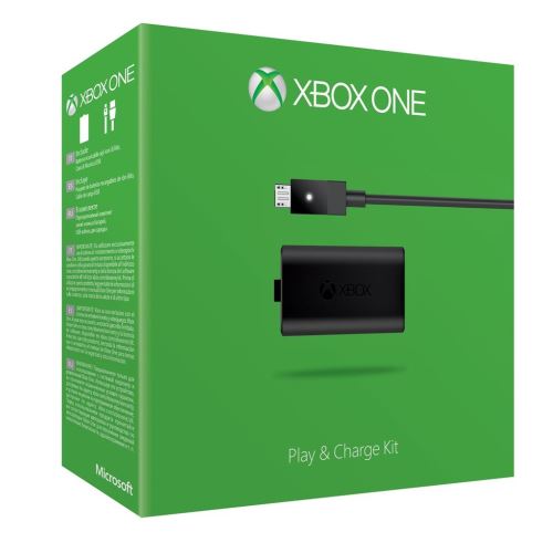 [Xbox One] Microsoft Akumulátor 1400mAh Play & Charge Kit + USB kabel (nové)