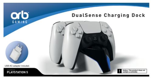 [PS5] Nabíjecí Stanice Pro PS5 Dualsense Ovladače - ORB (Nová)