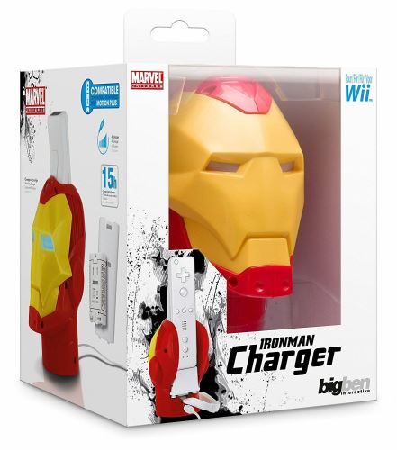 [Nintendo Wii] Nabíjecí stanice Bigben Iron Man s baterií (nová)