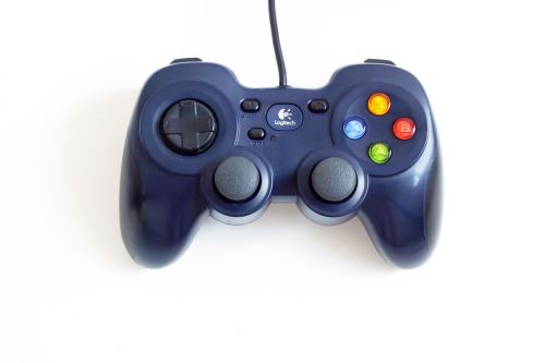 [PS3] Drátový Ovladač Logitech F310 - tmavě modrý (estetické vady)