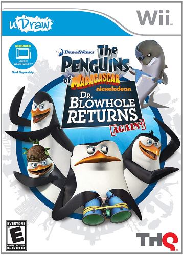 Nintendo Wii uDraw Penguins of Madagascar Dr. Blowhole Returns Again! (DE)