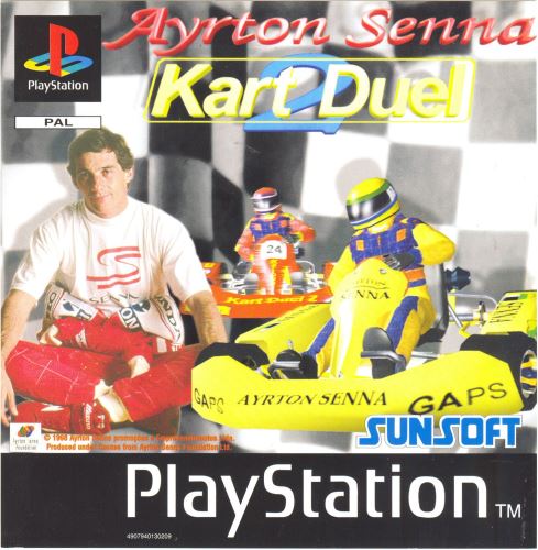 PSX PS1 Ayrton Senna Kart Duel 2