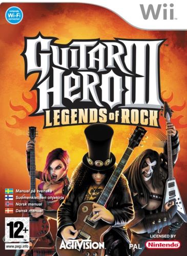 Nintendo Wii Guitar Hero 3: Legends Of Rock (pouze hra)