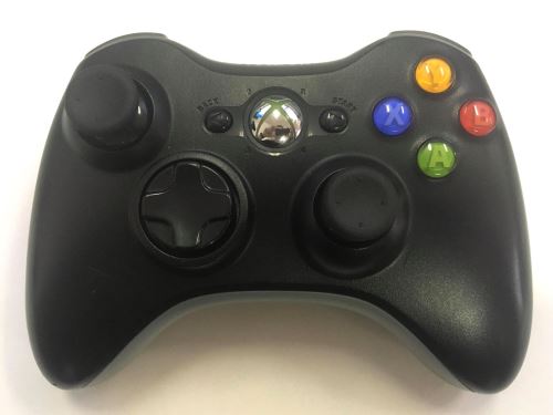 [Xbox 360] Bezdrátový Ovladač Microsoft - černošedý (estetická vada)