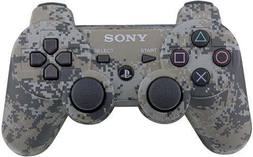 [PS3] Bezdrátový Ovladač Sony Dualshock - maskáč Urban Camouflage, minecraft