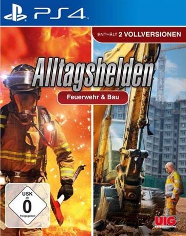 PS4 Alltagshelden Berufsfeuerwehr and Baumaschinen (nová)